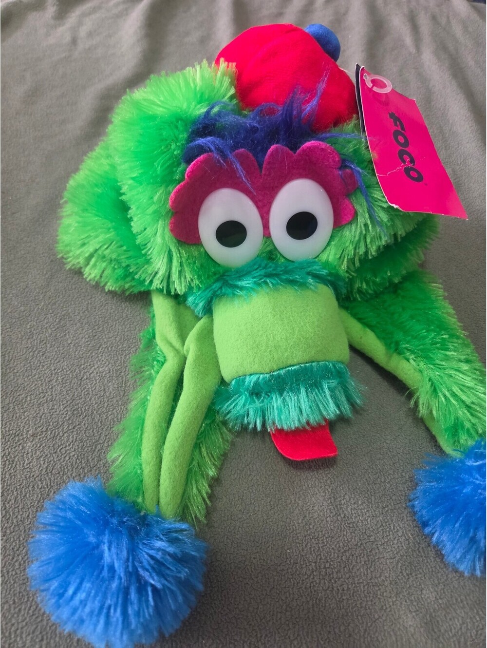 FOCO Phillie Phanatic Philadelphia Phillies MLB Plush Dangle Hat Mascot NWT
